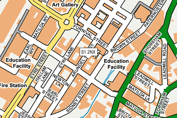S1 2NX map - OS OpenMap – Local (Ordnance Survey) S1 2NX map - OS OpenMap – Local (Ordnance Survey)