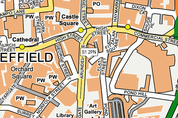 S1 2PN map - OS OpenMap – Local (Ordnance Survey) S1 2PN map - OS OpenMap – Local (Ordnance Survey)