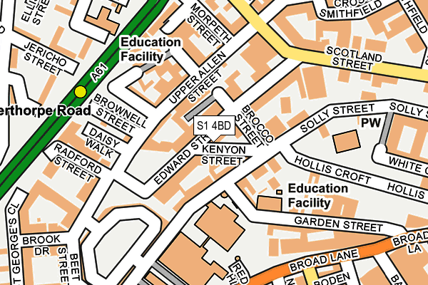 S1 4BD map - OS OpenMap – Local (Ordnance Survey) S1 4BD map - OS OpenMap – Local (Ordnance Survey)