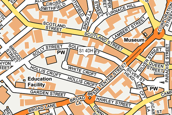 S1 4DH map - OS OpenMap – Local (Ordnance Survey) S1 4DH map - OS OpenMap – Local (Ordnance Survey)