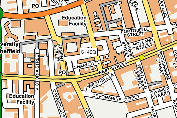 S1 4DQ map - OS OpenMap – Local (Ordnance Survey) S1 4DQ map - OS OpenMap – Local (Ordnance Survey)