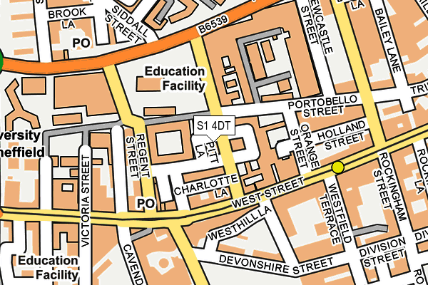 S1 4DT map - OS OpenMap – Local (Ordnance Survey) S1 4DT map - OS OpenMap – Local (Ordnance Survey)