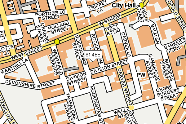 S1 4EE map - OS OpenMap – Local (Ordnance Survey) S1 4EE map - OS OpenMap – Local (Ordnance Survey)