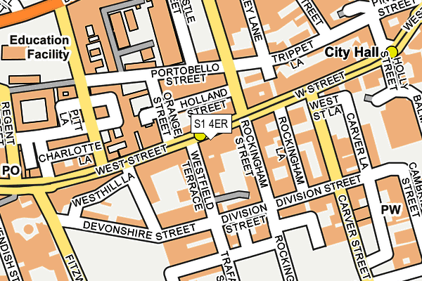S1 4ER map - OS OpenMap – Local (Ordnance Survey) S1 4ER map - OS OpenMap – Local (Ordnance Survey)