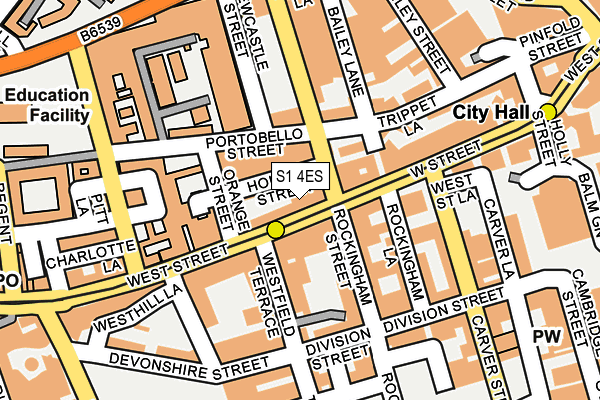 S1 4ES map - OS OpenMap – Local (Ordnance Survey) S1 4ES map - OS OpenMap – Local (Ordnance Survey)