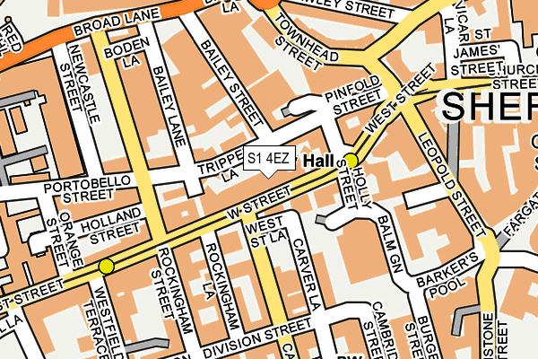 S1 4EZ map - OS OpenMap – Local (Ordnance Survey) S1 4EZ map - OS OpenMap – Local (Ordnance Survey)