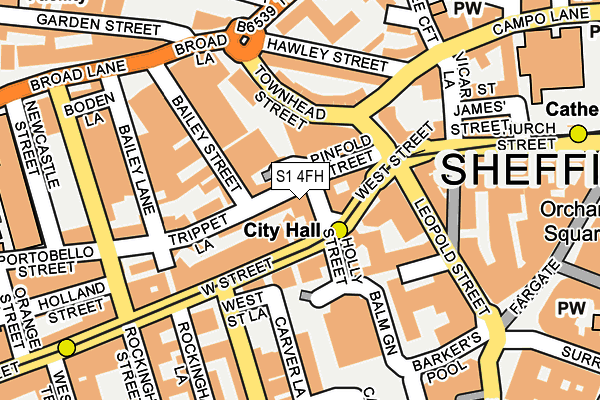 S1 4FH map - OS OpenMap – Local (Ordnance Survey) S1 4FH map - OS OpenMap – Local (Ordnance Survey)