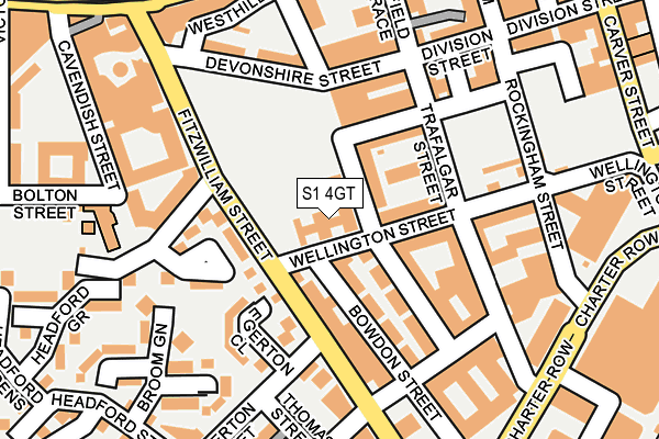 S1 4GT map - OS OpenMap – Local (Ordnance Survey) S1 4GT map - OS OpenMap – Local (Ordnance Survey)