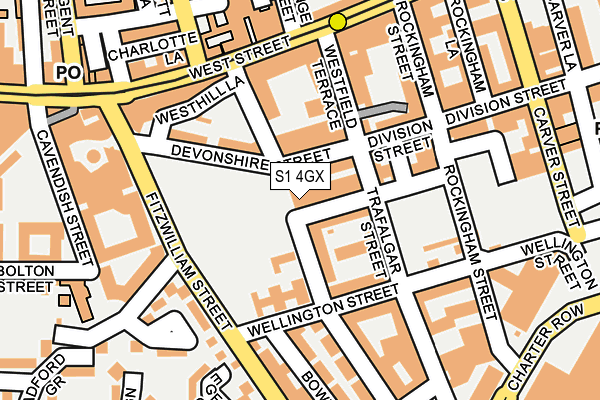 S1 4GX map - OS OpenMap – Local (Ordnance Survey) S1 4GX map - OS OpenMap – Local (Ordnance Survey)