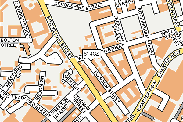 S1 4GZ map - OS OpenMap – Local (Ordnance Survey) S1 4GZ map - OS OpenMap – Local (Ordnance Survey)