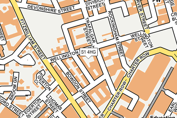 S1 4HG map - OS OpenMap – Local (Ordnance Survey) S1 4HG map - OS OpenMap – Local (Ordnance Survey)