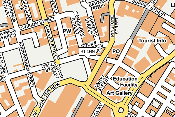 S1 4HN map - OS OpenMap – Local (Ordnance Survey) S1 4HN map - OS OpenMap – Local (Ordnance Survey)