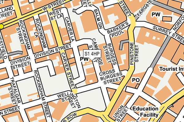 S1 4HP map - OS OpenMap – Local (Ordnance Survey) S1 4HP map - OS OpenMap – Local (Ordnance Survey)