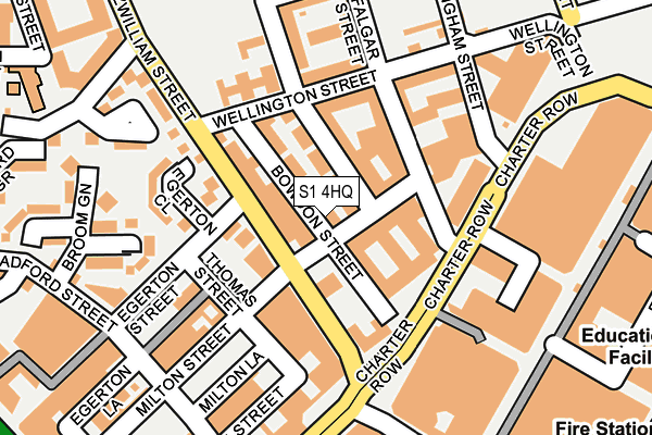 S1 4HQ map - OS OpenMap – Local (Ordnance Survey) S1 4HQ map - OS OpenMap – Local (Ordnance Survey)
