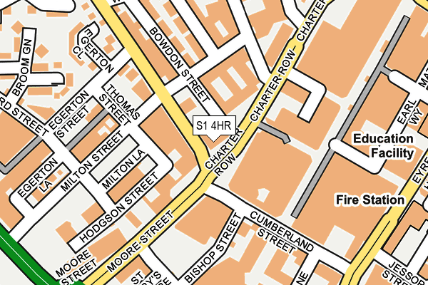S1 4HR map - OS OpenMap – Local (Ordnance Survey) S1 4HR map - OS OpenMap – Local (Ordnance Survey)