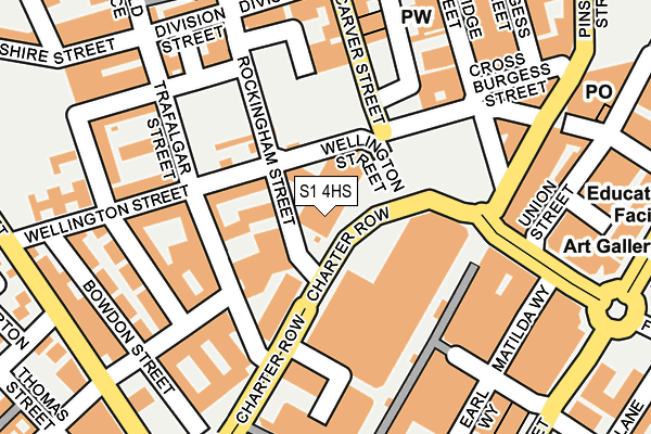 S1 4HS map - OS OpenMap – Local (Ordnance Survey) S1 4HS map - OS OpenMap – Local (Ordnance Survey)