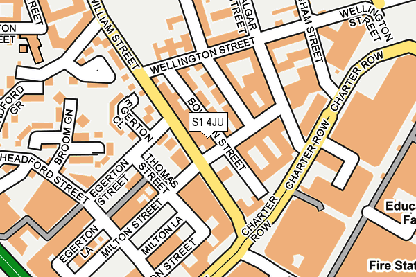 S1 4JU map - OS OpenMap – Local (Ordnance Survey) S1 4JU map - OS OpenMap – Local (Ordnance Survey)