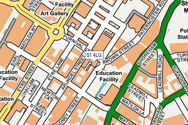 S1 4LG map - OS OpenMap – Local (Ordnance Survey) S1 4LG map - OS OpenMap – Local (Ordnance Survey)