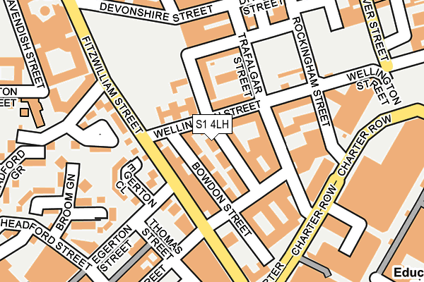 S1 4LH map - OS OpenMap – Local (Ordnance Survey) S1 4LH map - OS OpenMap – Local (Ordnance Survey)