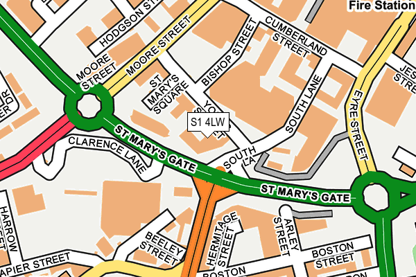 S1 4LW map - OS OpenMap – Local (Ordnance Survey) S1 4LW map - OS OpenMap – Local (Ordnance Survey)