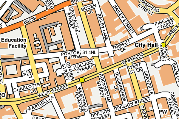 S1 4NL map - OS OpenMap – Local (Ordnance Survey) S1 4NL map - OS OpenMap – Local (Ordnance Survey)