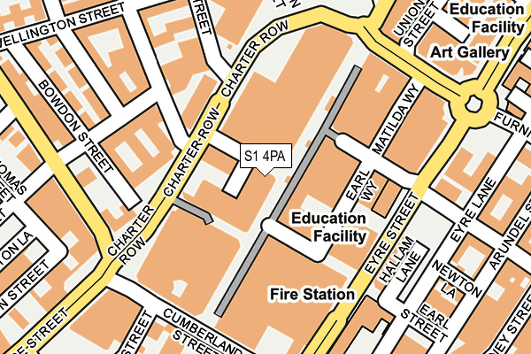 S1 4PA map - OS OpenMap – Local (Ordnance Survey) S1 4PA map - OS OpenMap – Local (Ordnance Survey)