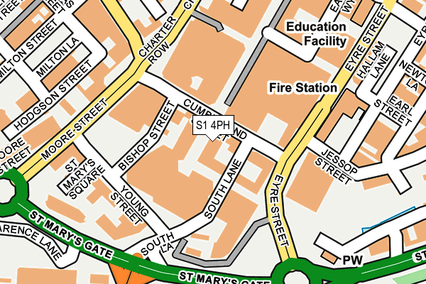 S1 4PH map - OS OpenMap – Local (Ordnance Survey) S1 4PH map - OS OpenMap – Local (Ordnance Survey)