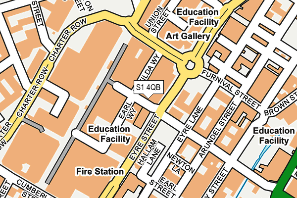 S1 4QB map - OS OpenMap – Local (Ordnance Survey) S1 4QB map - OS OpenMap – Local (Ordnance Survey)