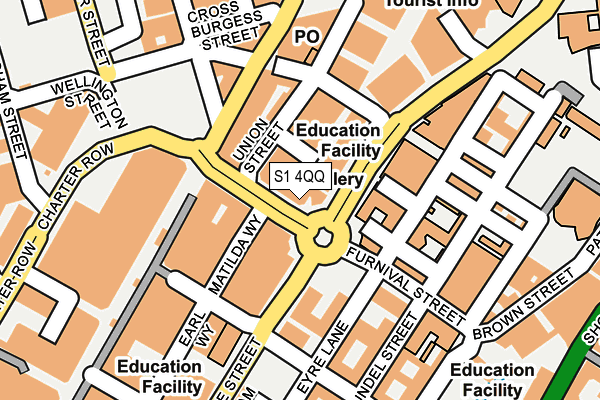 S1 4QQ map - OS OpenMap – Local (Ordnance Survey) S1 4QQ map - OS OpenMap – Local (Ordnance Survey)