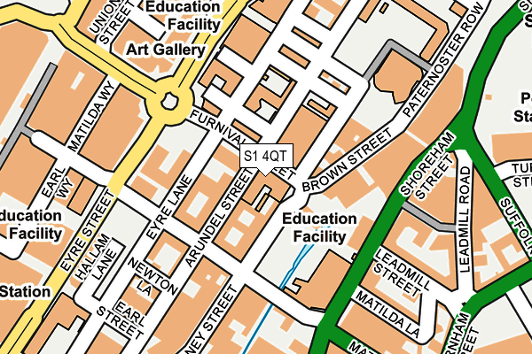 S1 4QT map - OS OpenMap – Local (Ordnance Survey) S1 4QT map - OS OpenMap – Local (Ordnance Survey)