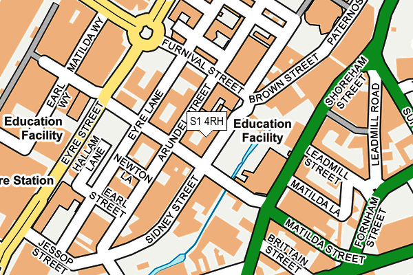 S1 4RH map - OS OpenMap – Local (Ordnance Survey) S1 4RH map - OS OpenMap – Local (Ordnance Survey)