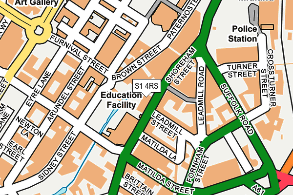 S1 4RS map - OS OpenMap – Local (Ordnance Survey) S1 4RS map - OS OpenMap – Local (Ordnance Survey)
