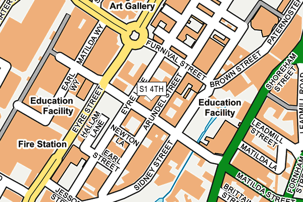 S1 4TH map - OS OpenMap – Local (Ordnance Survey) S1 4TH map - OS OpenMap – Local (Ordnance Survey)
