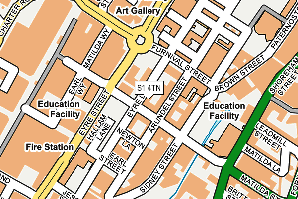S1 4TN map - OS OpenMap – Local (Ordnance Survey) S1 4TN map - OS OpenMap – Local (Ordnance Survey)