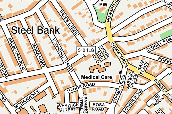 S10 1LG map - OS OpenMap – Local (Ordnance Survey) S10 1LG map - OS OpenMap – Local (Ordnance Survey)