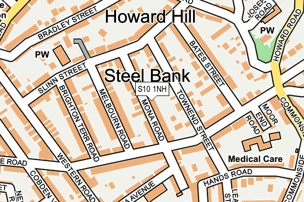 S10 1NH map - OS OpenMap – Local (Ordnance Survey) S10 1NH map - OS OpenMap – Local (Ordnance Survey)