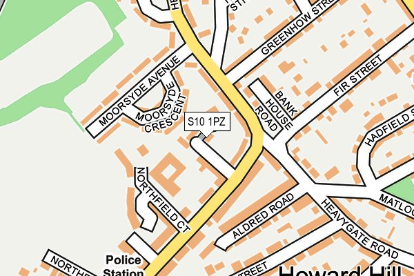 S10 1PZ map - OS OpenMap – Local (Ordnance Survey) S10 1PZ map - OS OpenMap – Local (Ordnance Survey)