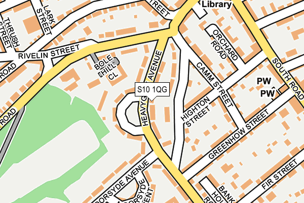 S10 1QG map - OS OpenMap – Local (Ordnance Survey) S10 1QG map - OS OpenMap – Local (Ordnance Survey)