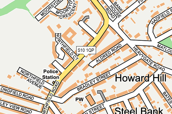S10 1QP map - OS OpenMap – Local (Ordnance Survey) S10 1QP map - OS OpenMap – Local (Ordnance Survey)