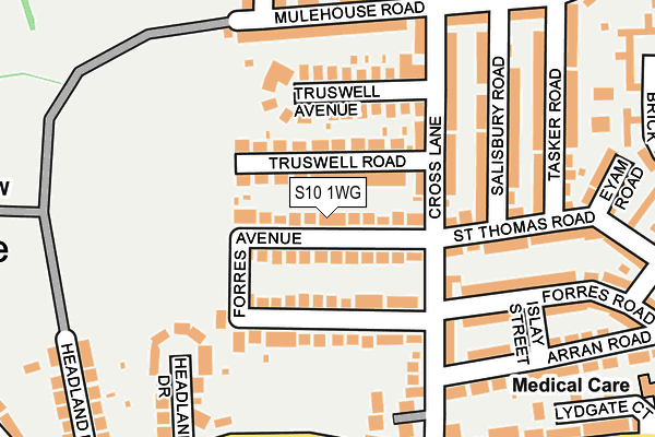 S10 1WG map - OS OpenMap – Local (Ordnance Survey) S10 1WG map - OS OpenMap – Local (Ordnance Survey)