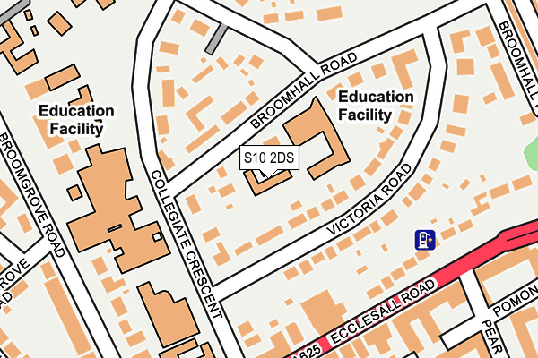 S10 2DS map - OS OpenMap – Local (Ordnance Survey) S10 2DS map - OS OpenMap – Local (Ordnance Survey)