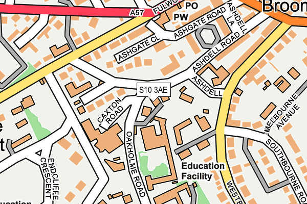 S10 3AE map - OS OpenMap – Local (Ordnance Survey) S10 3AE map - OS OpenMap – Local (Ordnance Survey)