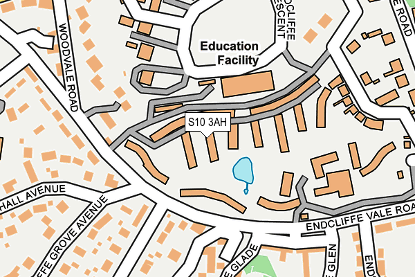 S10 3AH map - OS OpenMap – Local (Ordnance Survey) S10 3AH map - OS OpenMap – Local (Ordnance Survey)