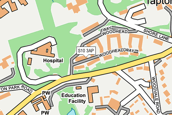 S10 3AP map - OS OpenMap – Local (Ordnance Survey) S10 3AP map - OS OpenMap – Local (Ordnance Survey)