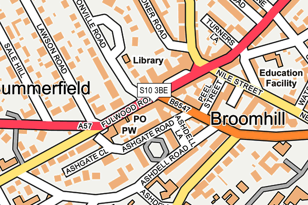 S10 3BE map - OS OpenMap – Local (Ordnance Survey) S10 3BE map - OS OpenMap – Local (Ordnance Survey)