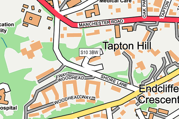 S10 3BW map - OS OpenMap – Local (Ordnance Survey) S10 3BW map - OS OpenMap – Local (Ordnance Survey)
