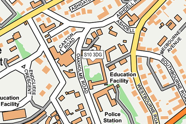 S10 3DG map - OS OpenMap – Local (Ordnance Survey) S10 3DG map - OS OpenMap – Local (Ordnance Survey)