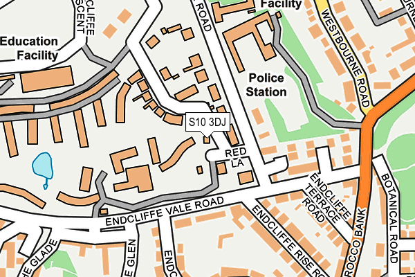S10 3DJ map - OS OpenMap – Local (Ordnance Survey) S10 3DJ map - OS OpenMap – Local (Ordnance Survey)