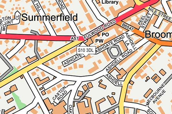 S10 3DL map - OS OpenMap – Local (Ordnance Survey) S10 3DL map - OS OpenMap – Local (Ordnance Survey)