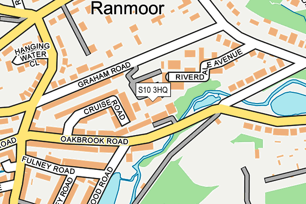 S10 3HQ map - OS OpenMap – Local (Ordnance Survey)